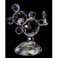 Optic Crystal Dancing Bear Figurine